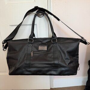 Lifetime Fitness Founding Member Unisex Black Nylon Gym Travel Duffle Bag